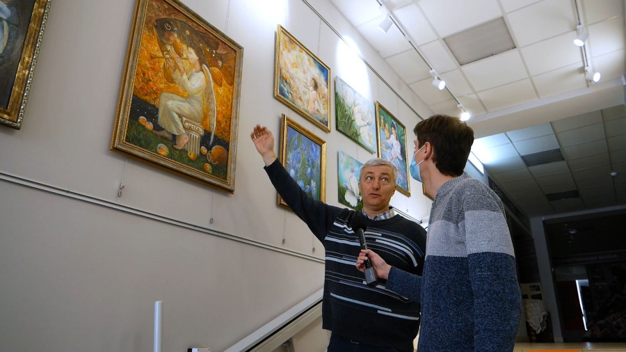 В историко-краеведеческом музее работают две картинные выставки