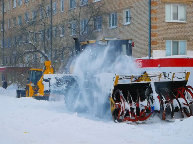 Очистка дорог и вывоз снега проводятся на улицах Кумертау