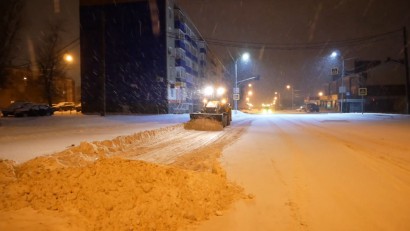 В Кумертау началась борьба со снегом